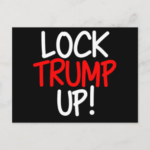 Lock Trump Up Postcard