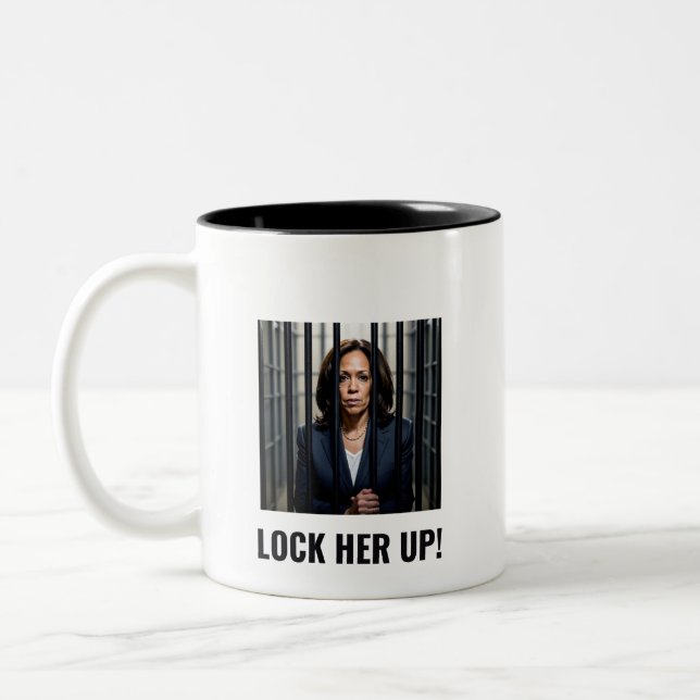 Lock Up Kamala Coffee Mug (Left)