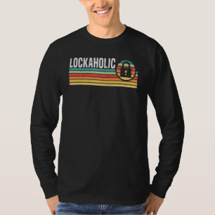Lockaholic Locksmithing Lock Picking Keyhole Locks T-Shirt