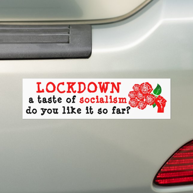 Lockdown Bumper Sticker (On Car)