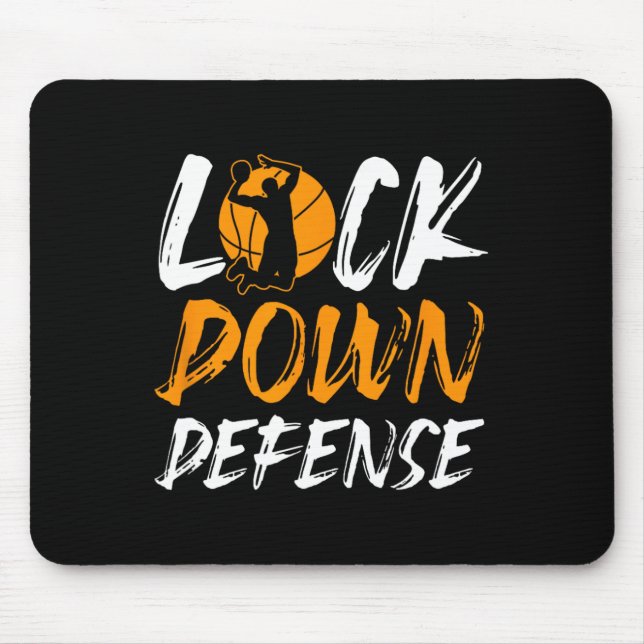 Lockdown Defence Bysketbyll Player Hooper Streetby Mouse Pad (Front)