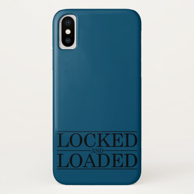 Locked and Loaded Chastity design Case-Mate iPhone Case (Back)