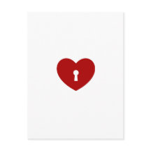 Locked heart design print fun true love pattern