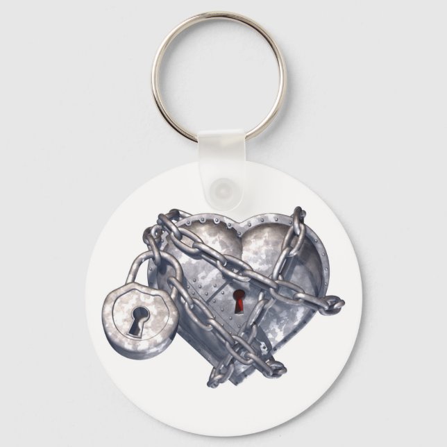 Locked Heart Key Ring (Front)