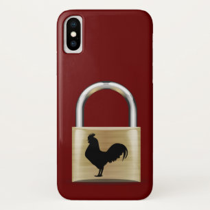 Locked in Chastity iPhone X Case