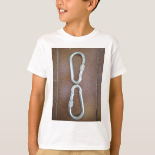 Locked In: Durable Steel Carabiner Lock Design T-Shirt