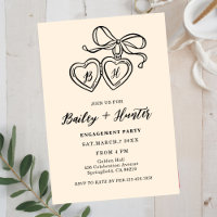 Locket Illustration Heart Locket Engagement Party