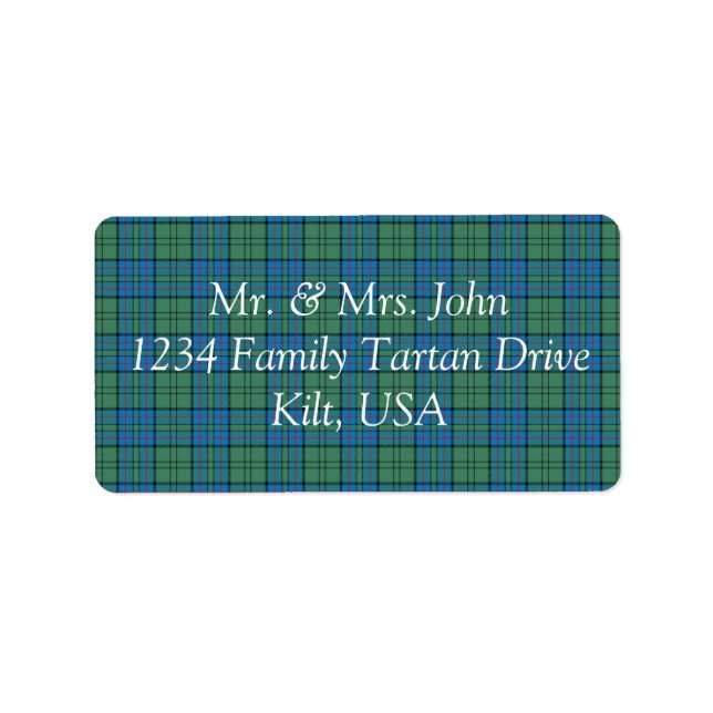 Lockhart Tartan Label (Front)