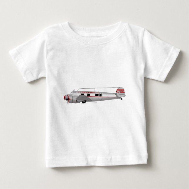Lockheed 12A Electra Baby T-Shirt (Front)