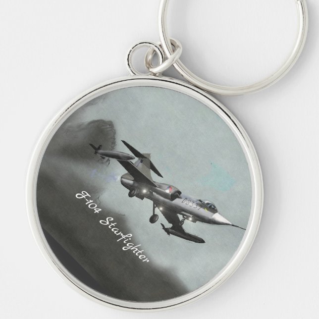 Lockheed F-104 Starfighter Key Ring (Front)