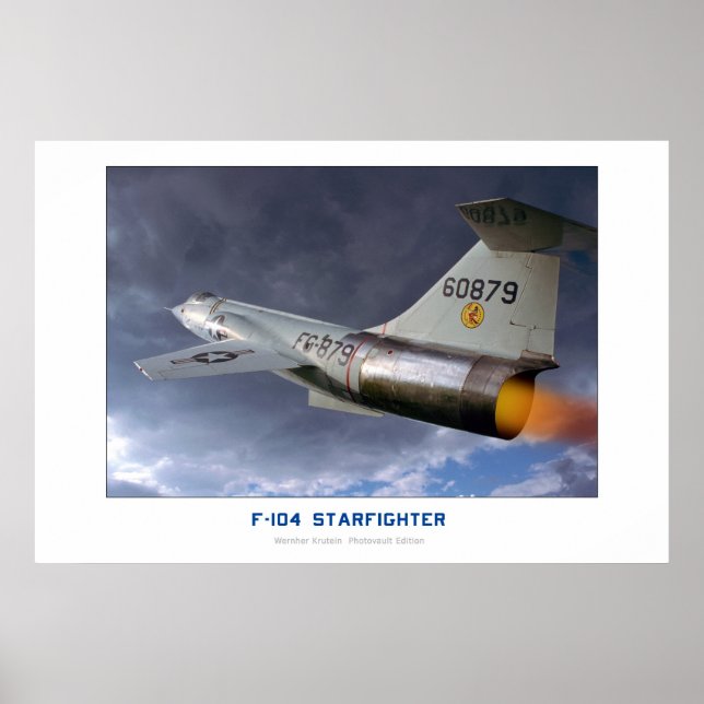Lockheed F-104 Starfighter Poster (Front)