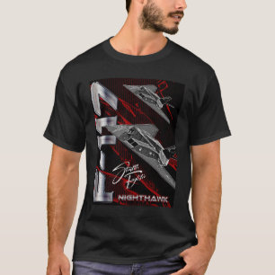 Lockheed F-117 Nighthawk Stealth Attack Aircraft T-Shirt