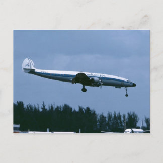 Lockheed L-1049 Super Constellation of Aerochago Postcard