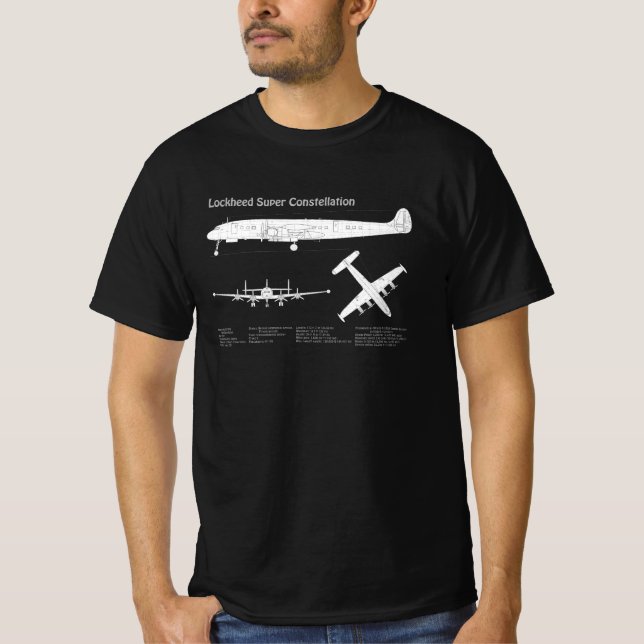 Lockheed L-1049 Super Constellation - Plans ABD T-Shirt (Front)