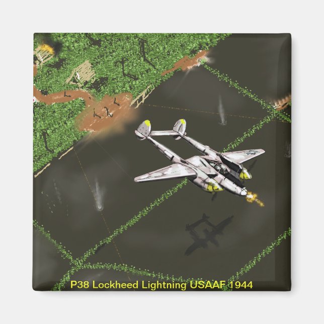 Lockheed Lightning Magnet (Front)