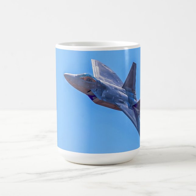 Lockheed Martin F-22A Raptor Magic Mug (Center)
