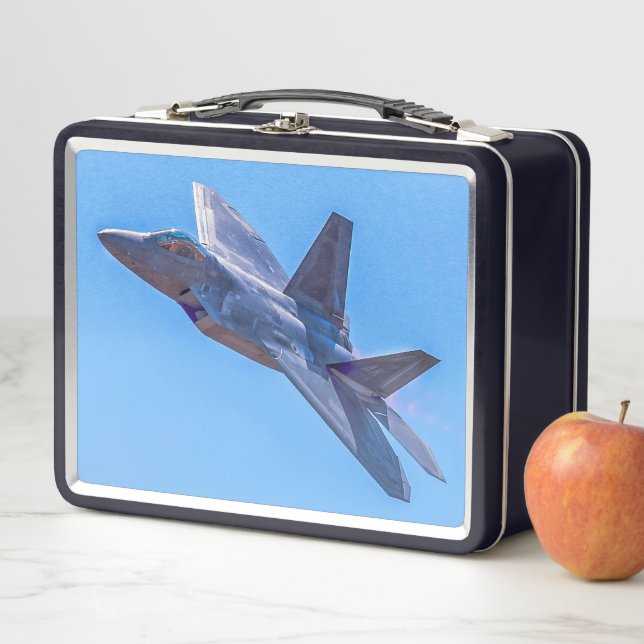 Lockheed Martin F-22A Raptor Metal Lunch Box (In Situ)