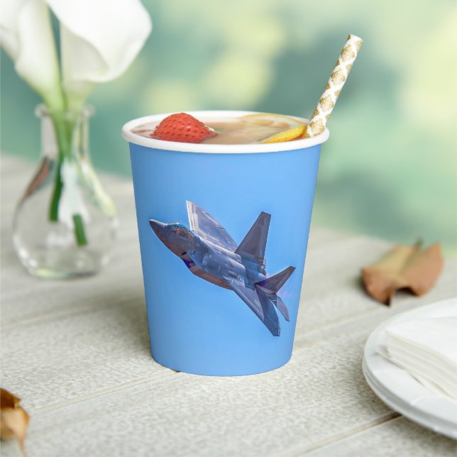 Lockheed Martin F-22A Raptor Paper Cups (Insitu)