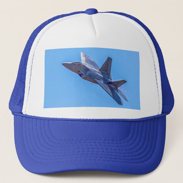 Lockheed Martin F-22A Raptor Trucker Hat (Front)