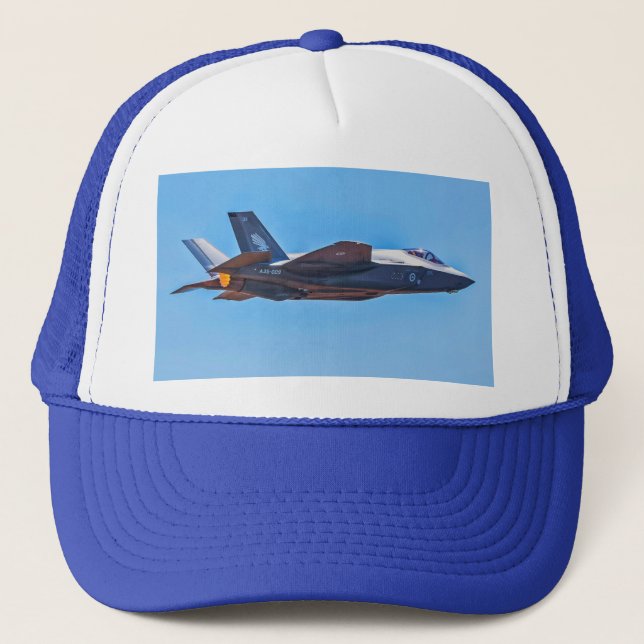 Lockheed Martin F-35A Lightning II Trucker Hat (Front)