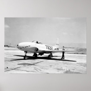 Lockheed P-80A Aeroplane Poster