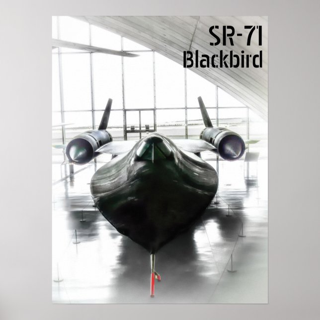 Lockheed SR-71 Blackbird Poster (Front)