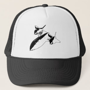 Lockheed SR-71 Trucker Cap - Black Design