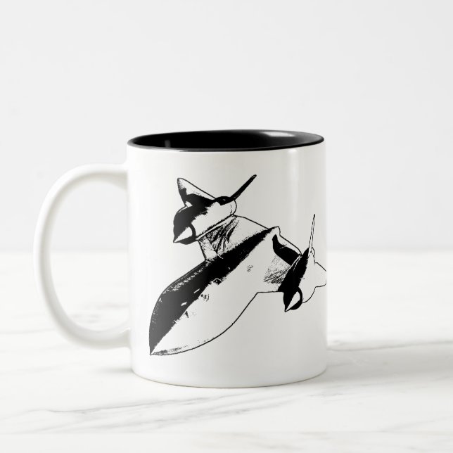 Lockheed SR-71 Two Tone Mug - Black (Left)