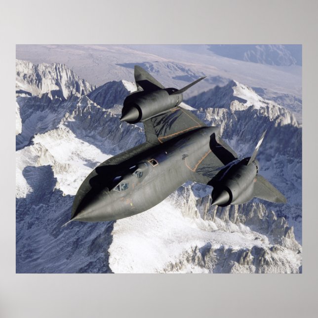 Lockheed SR-71B Blackbird Poster (Front)