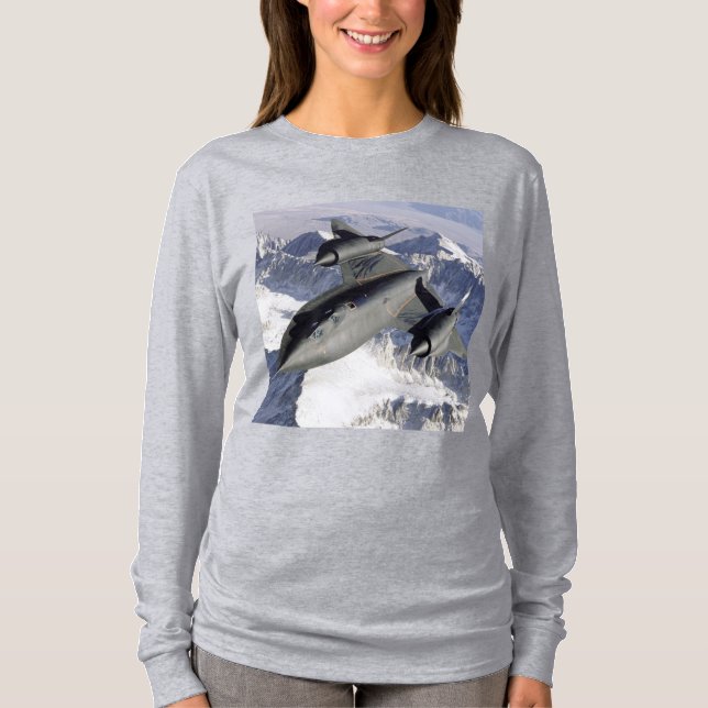 Lockheed SR-71B Blackbird  T-Shirt (Front)