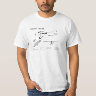 Lockheed Vega 5B - Aeroplane Plans BD T-Shirt