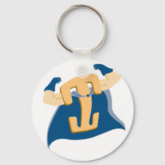 Locking Clip Man Key Ring