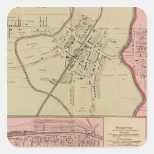 Lockland, Reading, Ohio Square Sticker