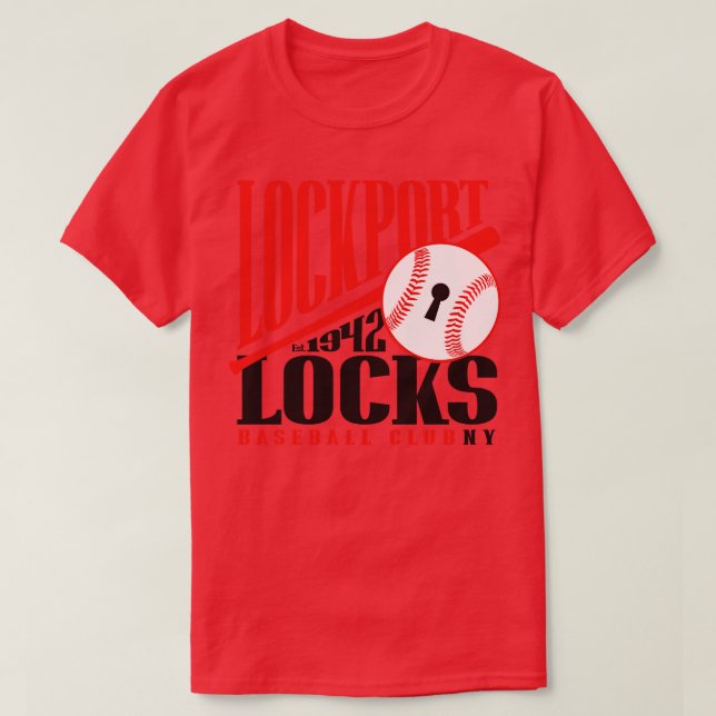 Lockport Locks T-Shirt (Design Front)