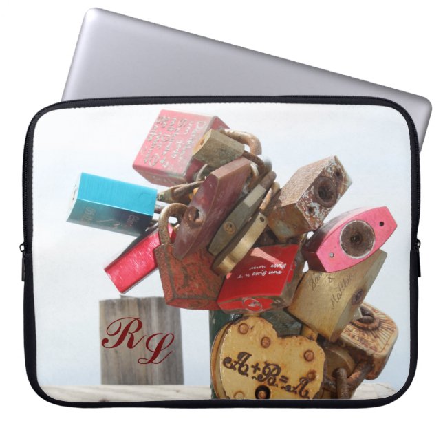 Locks of Love in Spain Laptop Sleeve (Front)