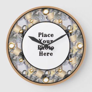 Locks Your Photo Wall Clock