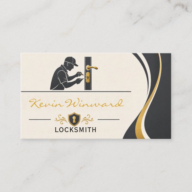 Locksmith Business Card (Front)