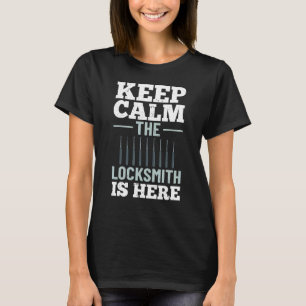 Locksmith Lock Picking Car Door Key Locksmithing T-Shirt