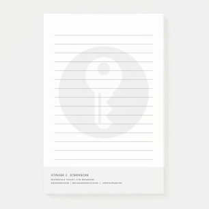 Locksmith & Maker Customisable Lined Post-it Notes