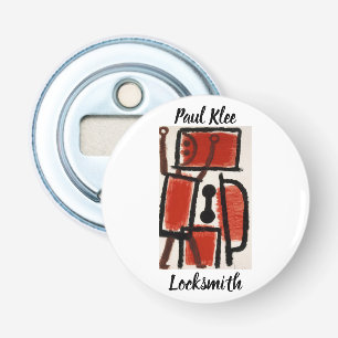Locksmith Painting by Paul Klee Bottle Opener
