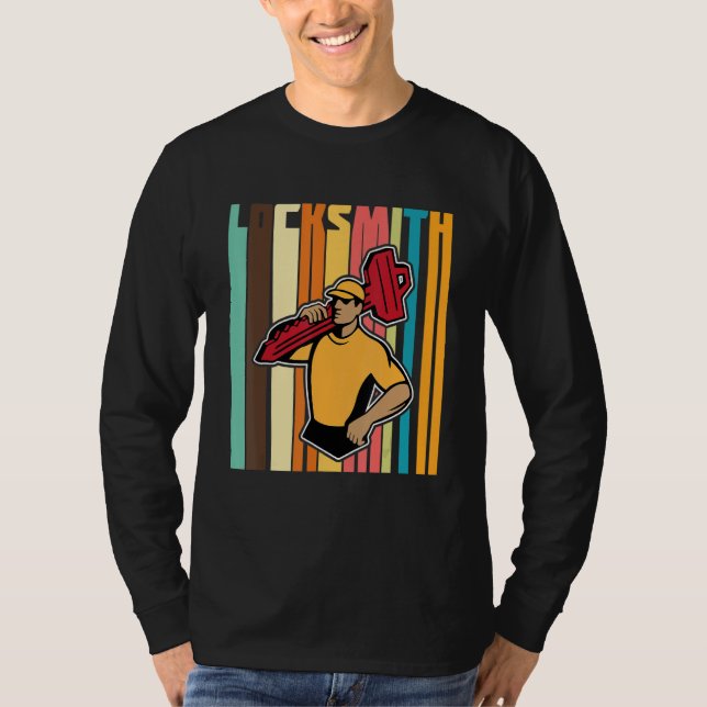 Locksmith Professional Lock Picker T-Shirt (Front)