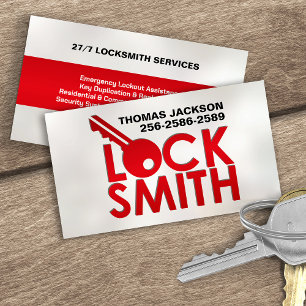Locksmith Services Business Card