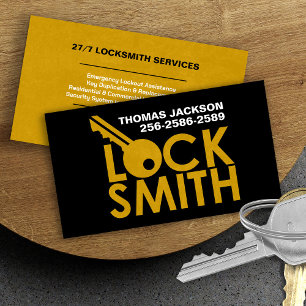 Locksmith Services Business Card