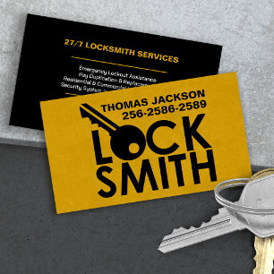 Locksmith Services Business Card