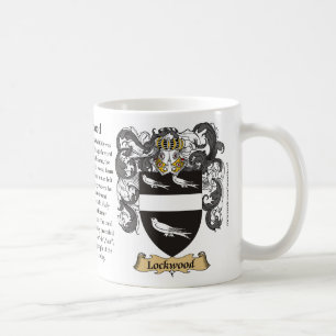 Lockwood, the Origin, the Meaning and the Crest Coffee Mug