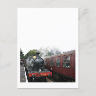 Loco 4160 at Bishops Lydeard station, Somerset Postcard