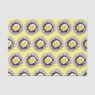 Loco Moco Hawaiian Cuisine Food Rice Hamburger Egg Tissue Paper