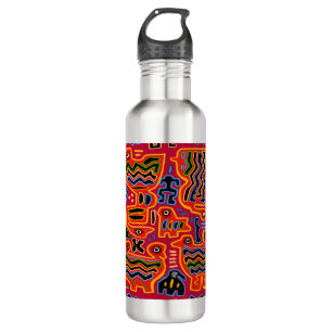 Loco Pajaros con Dos Cabezas 710 Ml Water Bottle