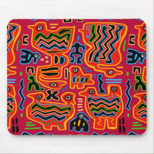 Loco Pajaros con Dos Cabezas Mouse Pad