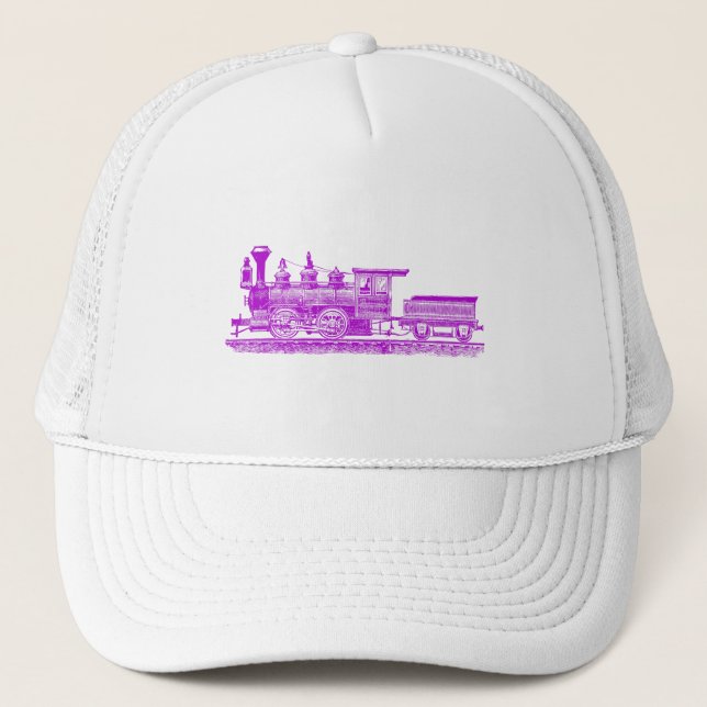 Locomotive 02 - Purple Trucker Hat (Front)